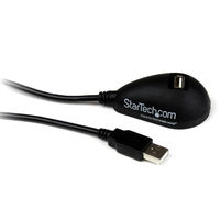 Startech.com 1.5m USB2.0延長ケーブル(ブラック) USBEXTAA5DSK 1個