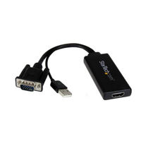 VGA - HDMI変換アダプターコンバーター　USBオーディオ　VGA2HDU　1個　StarTech.com
