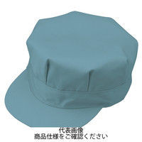 コーコス信岡 製品制電八方型帽子 ペールブルー L J-1466-6-L 1セット(2点)（直送品）