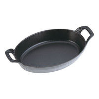 STAUB（ストウブ） オーバルスタッカブルディッシュ 24cmグレー40509-562 RST5016（取寄品）