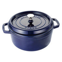 STAUB（ストウブ） ピコ・ココット ラウンド 34cm グランブルー RSTD212（取寄品）