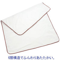 【毛布】 アクシス 備蓄用不織布毛布（もしもうふ） 10枚（ケース入） AX-MOSIMO 1箱（10枚入）