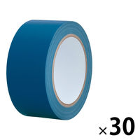 【ガムテープ】カラー布粘着テープ No.240 0.24mm厚 幅50mm×長さ25m  青（ブルー） APMジャパン 1箱（30巻入）