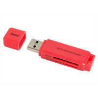 ナカバヤシ USB3.0 SD＋microSDカードリーダー・ライター ピンク CRW-3SD62P 1個（直送品）