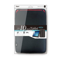 ナカバヤシ 10インチタブレット汎用スリップインケースポケット付き ブラック TBC-FC101603BK 1個（直送品）