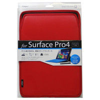 ナカバヤシ Surface Pro/Pro4用スリップインケース レッド TBC-SFP1503R 1個（直送品）