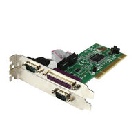 2シリアル/1パラレル増設PCIカード 16550 UART　PCI2S1P　1個　StarTech.com（直送品）