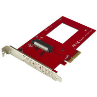 U.2 - PCIe変換アダプタ　x4 PCIe 3.0　PEX4SFF8639　1個　StarTech.com（直送品）