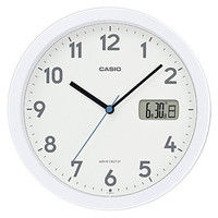 CASIO（カシオ）置き掛け時計 [電波 ステップ 秒針停止機能 カレンダー] 直径224mm IC-860J-7JF 1個（取寄品）
