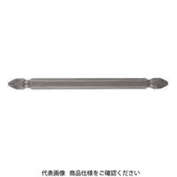 近江精機 OHMI スクリュードライバービット ダブルビット（FVタイプ） V-17W No.2x6.35x50 FV 1セット（20本）（直送品）