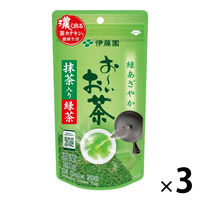 【水出し可】伊藤園 おーいお茶 抹茶入り緑茶 1セット（100g×3袋）
