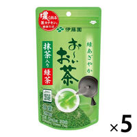 【水出し可】伊藤園 おーいお茶 抹茶入り緑茶 1セット（100g×5袋）