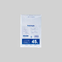 パックスタイル PS ゴミ袋 L-10 025-45L 透明 00427547 1包：500枚（10×50）（直送品）
