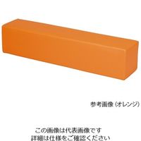 弘益 キッズガーデン スツール・長 オレンジ KID-1150-OR 1個 7-3360-03（直送品）