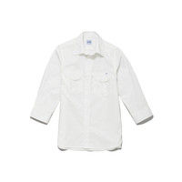 ボンマックス Leeメンズシャンブレー七分袖シャツ ホワイト L LCS46004-15-L（直送品）
