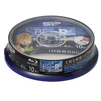 シリコンパワー ブルーレイディスク BD-R 25GB 10枚スピンドル30パック SPBDRV25PWB10S×30（直送品）