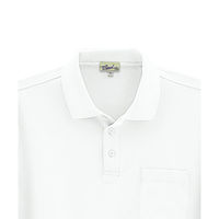 ビッグボーン商事 CAROL 205 長袖ポロシャツ ホワイト LL（取寄品）