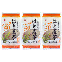 ハラダ製茶 常陸屋本舗 はと麦茶パック　1セット（150バッグ：50バッグ入×3袋）