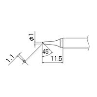 白光 T13ーBC1 こて先/1BC型 T13-BC1 1本(1個)（直送品）