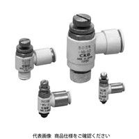 CKD スピードコントローラ エルボタイプ・ワンタッチ継手付 SC3W S SC3W-6-6-O 1個（直送品）