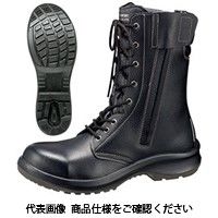 ミドリ安全 JIS規格 安全靴 長編上 ブーツ プレミアムコンフォート PRM230F オールハトメ ブラック