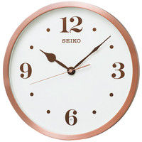 SEIKO（セイコー）ピンク 掛け時計 [電波 スイープ] 直径301mm KX226P 1個（直送品）