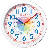 SEIKO（セイコー）知育時計 掛け時計 [スイープ] 直径254mm KX617W 1個（直送品）