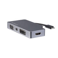 Startech.com USB-C専用マルチポート変換アダプタ スペースグレー VGA/ CDPVDHDMDPSG 1個
