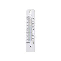 佐藤計量器製作所 カラー寒暖計ミルノ （広告用） ホワイト 1セット 61-0096-74（直送品）