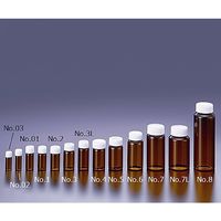 マルエム TSスクリュー管瓶 褐色 6.0ml 61-0144-40 1箱(100個)（直送品）