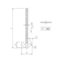 イカリ型撹拌棒 3360シリーズ