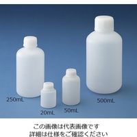 ニッコー・ハンセン 標準規格瓶 丸型細口（ナチュラル） 50mL 1個 10-2703-55（直送品）