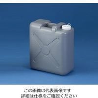 ニッコー・ハンセン 平角缶(1ヶロ) 10L グレー 10-4502-55 1本（直送品）