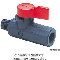 旭有機材 ラブコック 1/4おねじx1/4めねじ VLCLVUVJO4N4 1個 3-8158-12（直送品）