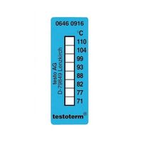 テストー サーモメータ・テープ +71~110°C 0646 0916 1個(10枚) 61-0103-97（直送品）