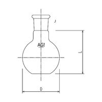 短首平底フラスコ 50mL 3106-050シリーズ