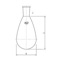 旭製作所 ロータリーナスフラスコ 200mL 24/40 3216-200-4L 1個 61-3625-65（直送品）