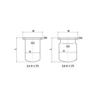 セパラ反応容器Oリング溝付 3026シリーズ -1