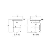 旭製作所 セパラ反応容器Oリング溝・攪拌バッフル付 3026-1/100B-GA 1個 61-4718-57（直送品）