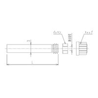 旭製作所 ホースコネクター スクリューキャップ 2064-24 1個 62-2120-53（直送品）