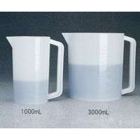 サーモフィッシャーサイエンティフィック ハンドル付トールビーカー HDPE 3000mL 1220-2500JP 1パック(1個)（直送品）