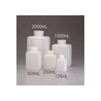 サーモフィッシャーサイエンティフィック 角型試薬ボトル HDPE 透明 125mL 2007-0004JP 1パック(12本) 62-1611-46（直送品）