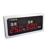 佐藤計量器製作所 温湿度表示器 SK-M460-TRH 1セット 61-0097-10（直送品）