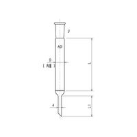 旭製作所 ジョイント付クロマトカラム（フィルター付） 3803-10/300-3L 1個 61-4707-92（直送品）