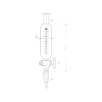 旭製作所 分留受器 ガラスコック 3600-300-4L 1個 62-2109-64（直送品）