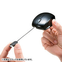 サンワサプライ USB Type-C巻取りマウス MA-BLC122R 1個（直送品）