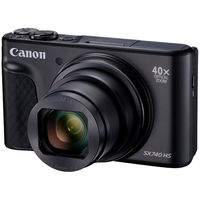 キヤノン Canon デジカメ PSSX740HS（BK） ブラック PowerShot SX740 HS 2030万画素 光学40倍 Wi-Fi対応（直送品）