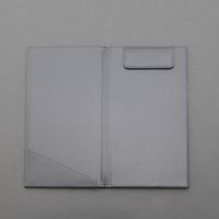 エスコ 220x113mm クリップホルダー(ブラック) EA762DA-67 1セット(5冊)（直送品）