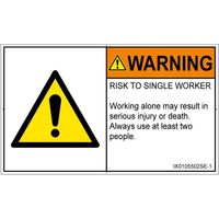 PL警告表示ラベル（ISO準拠）│その他の危険:一般的な警告│IX0105502│警告│Sサイズ