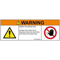 PL警告表示ラベル（ISO準拠）│その他の危険:一般的な警告│IX0108822│警告│Mサイズ